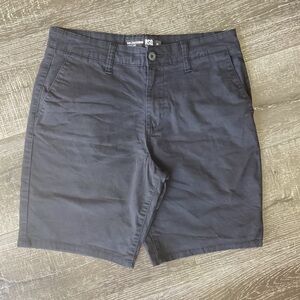RSQ Men’s Black Flat Front Shorts Casual Comfort
